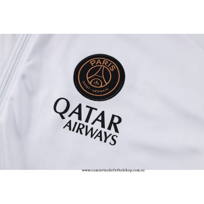 Chandal de Chaqueta del Paris Saint-Germain Jordan Nino 24-25 Blanco